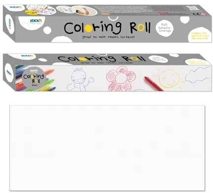 Stickxb4N Lipni spalvinimo knygelė Stick´N, rulone
