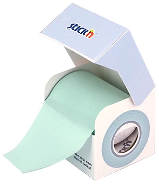Stickxb4N Lipnūs lapeliai StickN 21902 rulone 50mmx10m mėlynas