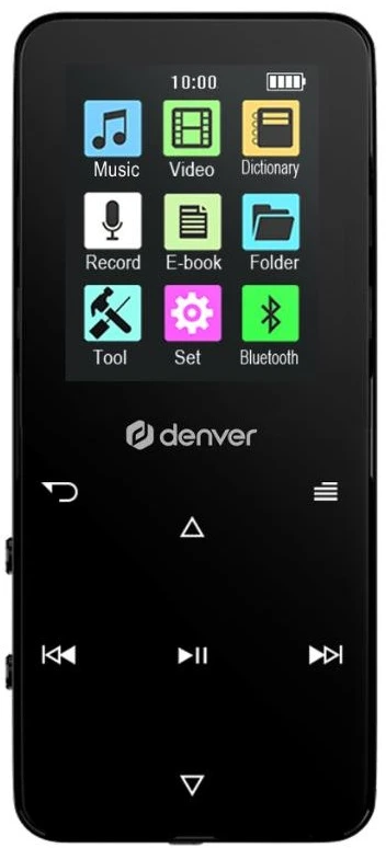 Stiprintuvas MP4 grotuvas Denver MP-1830B BT 1,8 4GB juoda