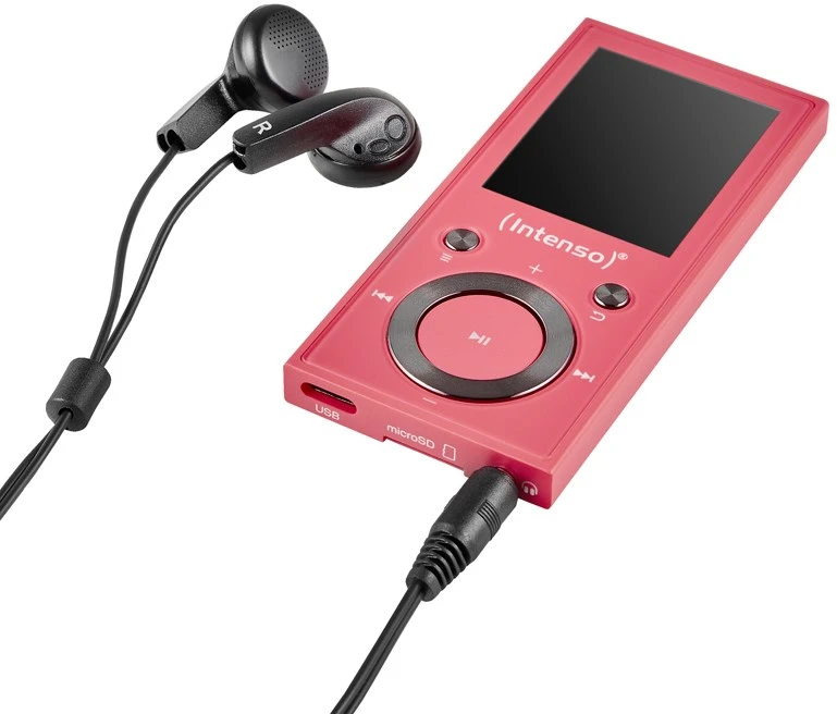ITN Intenso Video Scooter BT MP3 grotuvas 16 GB Rožinė