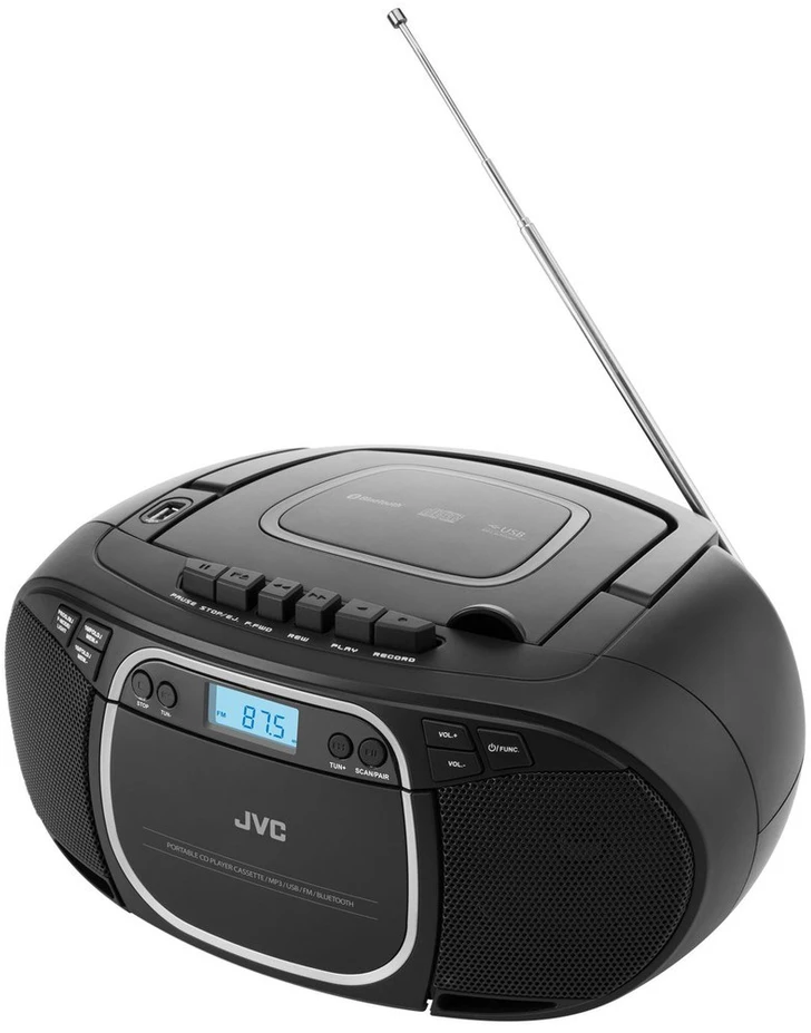 Nešiojamas CD Grotuvas - JVC RC-E451B MP3 Bluetooth Juodas