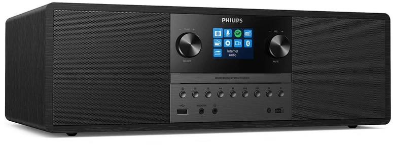 Muzikinis centras Philips Micro Music System TAM6805/10, 50 W, interneto radijas, DAB+, Bluetooth, Spotify Connect, USB, MP3-CD