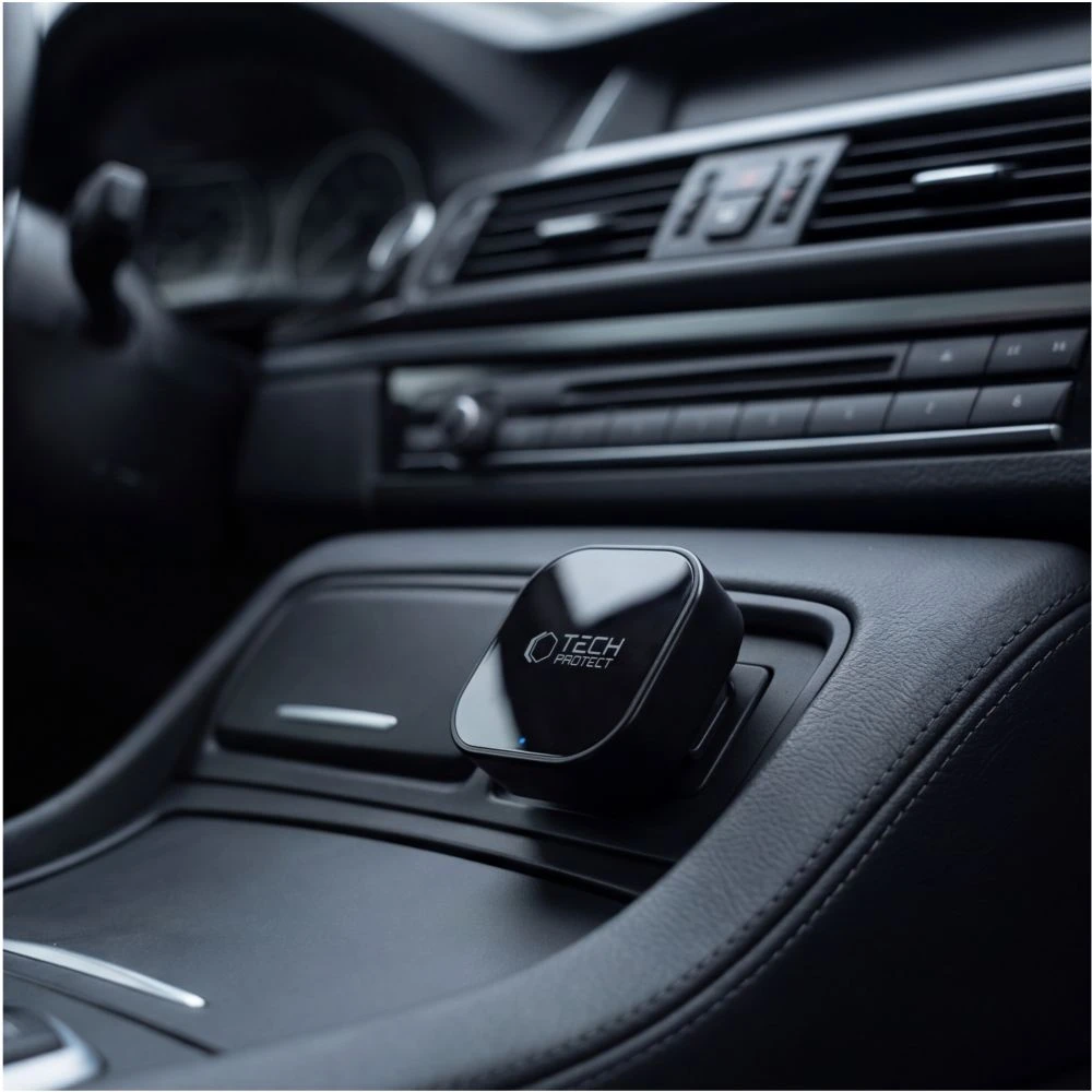 TECH-PROTECT ULTRABOOST CA01 APPLE CARPLAY / ANDROID AUTO ADAPTERIS USB BLUETOOTH 5.4 MATINĖ JUODA