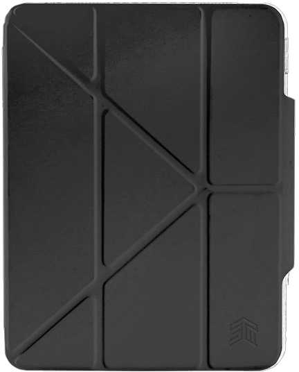 STM OPP – dėklas skirtas Apple iPad 11 2025 / 10.9 2022 Juodas