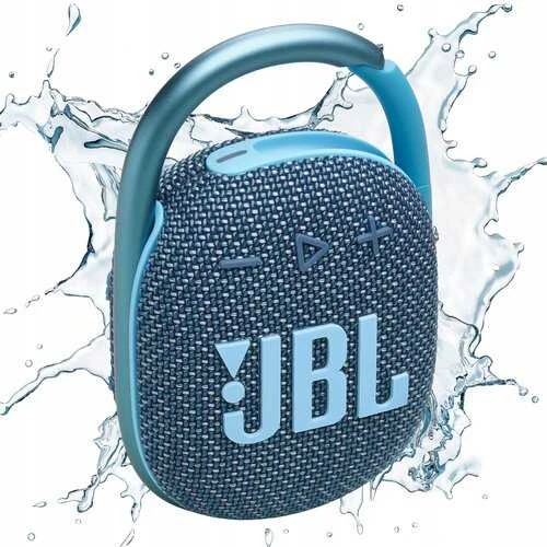 JBL Clip4 Eco nešiojama kolonėlė, Mėlynos spalvos