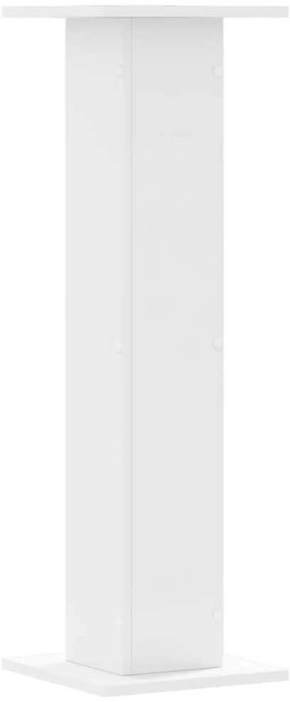 Stovai augalams, 2vnt., balti, 30x30x95cm, apdirbta mediena