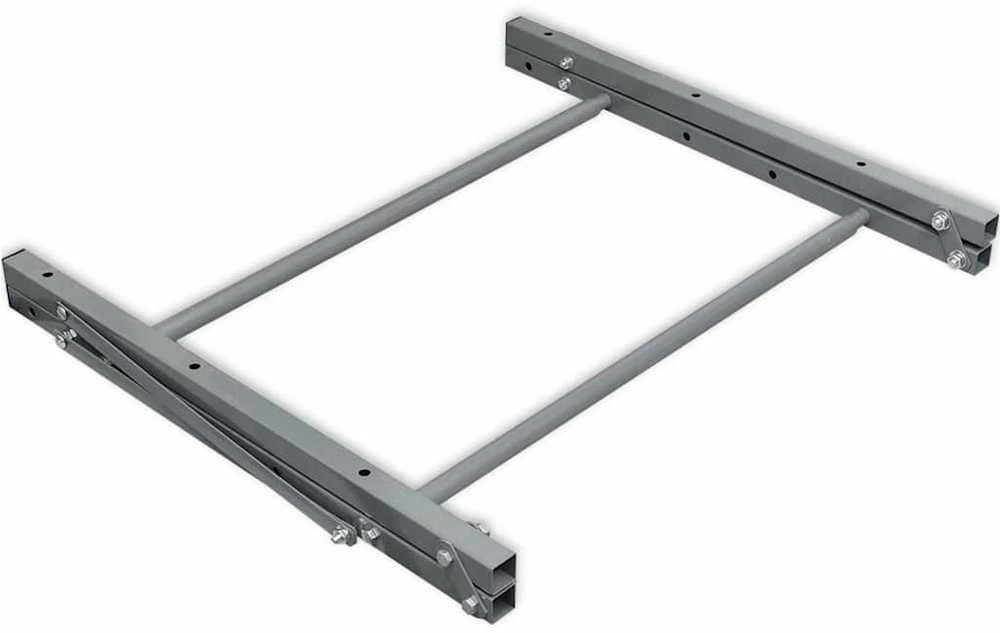 Stovas padangoms, sidabrinės spalvos, plienas