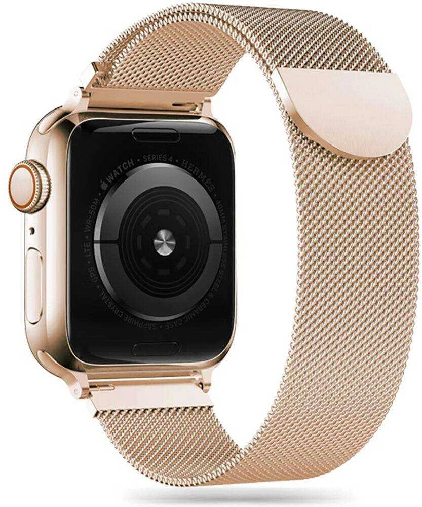 Apyrankė Apple Watch 1/2/3/4/5 (38/40mm) Tech-Protect Milaneseband aukso spalvos