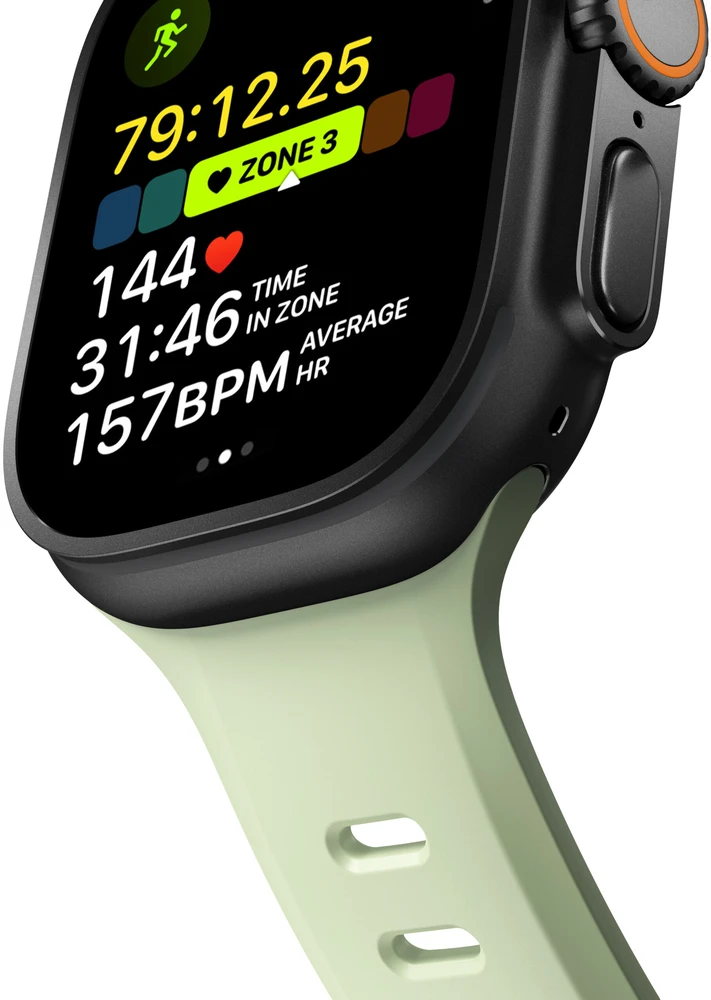 Dirželiai ir juostos Nomad Tempo Apyrankė, jūros žolės spalvos – Apple Watch 49mm / Ultra