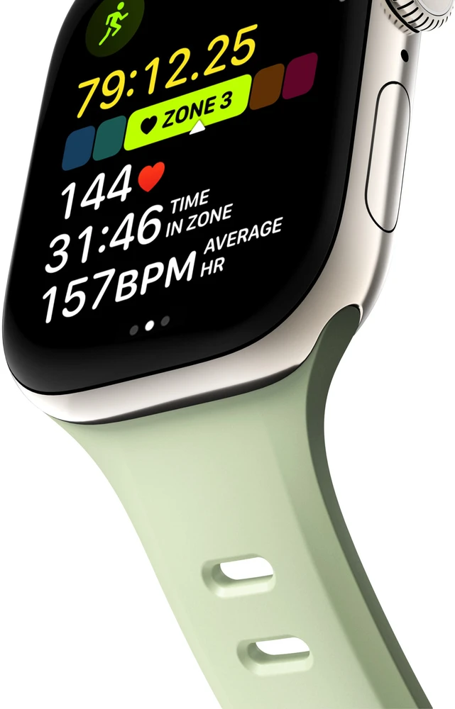 Dirželiai ir apyrankės Nomad Tempo Apyrankė, jūros žolės spalvos – Apple Watch 45mm / 46mm