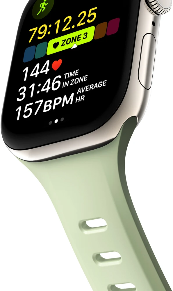 Dirželiai ir juostos Nomad Tempo Apyrankė, jūros žolės spalvos – Apple Watch 41mm / 42mm