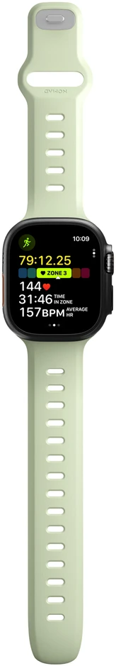 Dirželiai ir juostos Nomad Tempo Apyrankė, jūros žolės spalvos – Apple Watch 49mm / Ultra