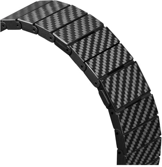 Pitaka Anglies pluošto dirželis, juodas - „Galaxy Watch“, „Galaxy Watch Ultra“