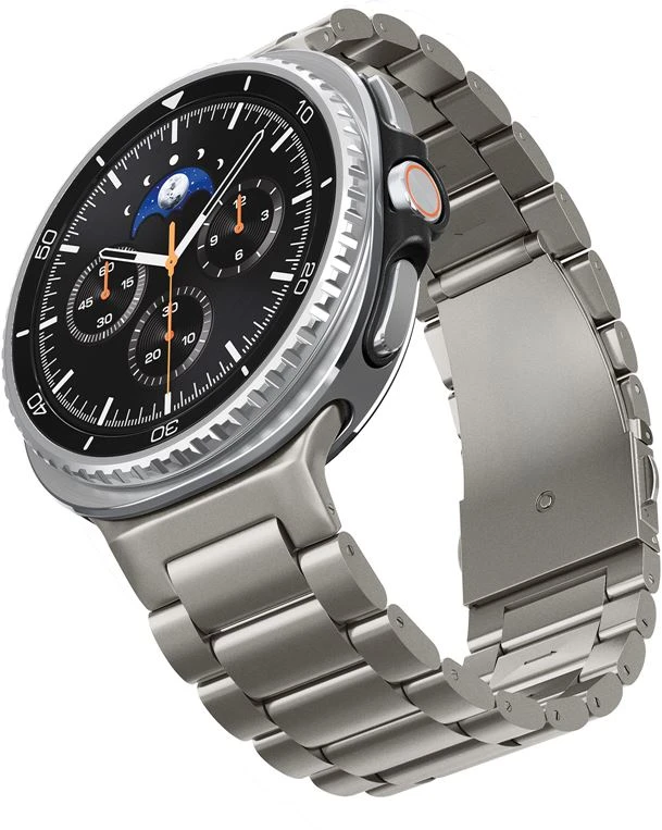 Spigen Modern Fit Titanium, natural titanium - Samsung Galaxy Watch 8 (40/44/46mm)