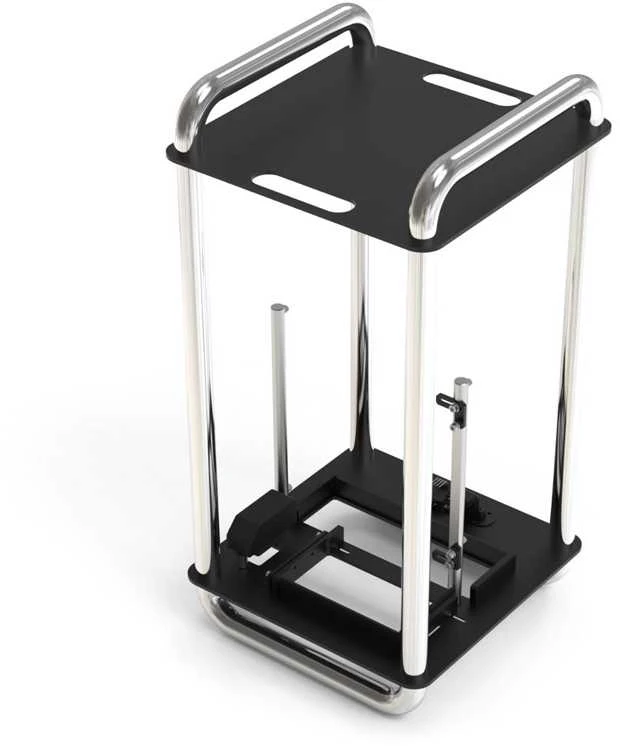 Streacom DA6 Mini-ITX kompiuterio korpusas – chrome