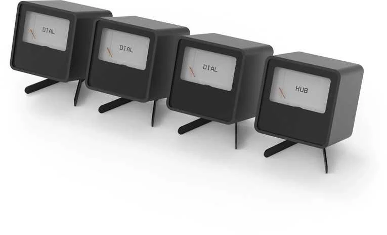 Streacom VU1-Dial – juodos spalvos