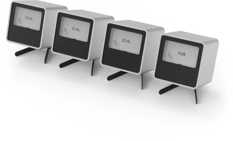 Streacom VU1-Dial – sidabro spalvos