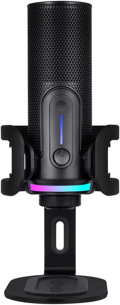 Streamplify MIC PRO USB mikrofonas RGB – juodos spalvos