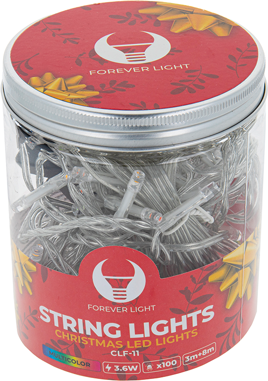 TelForceone Styginė šviesa 100LED 8m įvairiaspalvė Forever Light