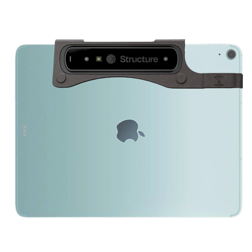 Structure 3 struktūros jutiklio laikiklis, skirtas 11 colių iPad Pro (2, 3 ir 4 kartos), iPad Air (4 ir 5 kartos) ir 12.9 colio iPad Pro (4 kartos)