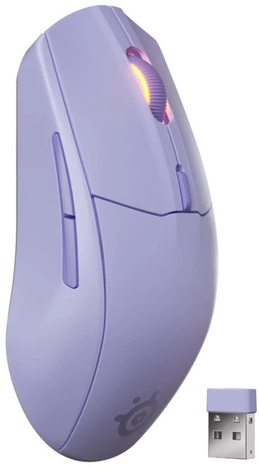 STS SteelSeries | Pelė žaidimams | Rival 3 Gen 2 | Wireless | 2.4GHz, Bluetooth | Lavender