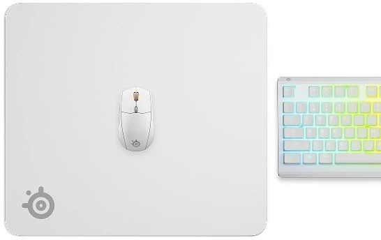 SteelSeries Pelės kilimėlis žaidimams | QcK Large | Baltas