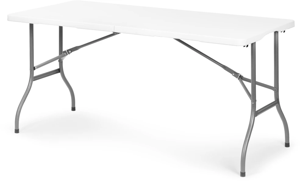 Sudedamas sodo kateringinis stalas 153×70 cm, lagamino tipo, baltas MultiGarden