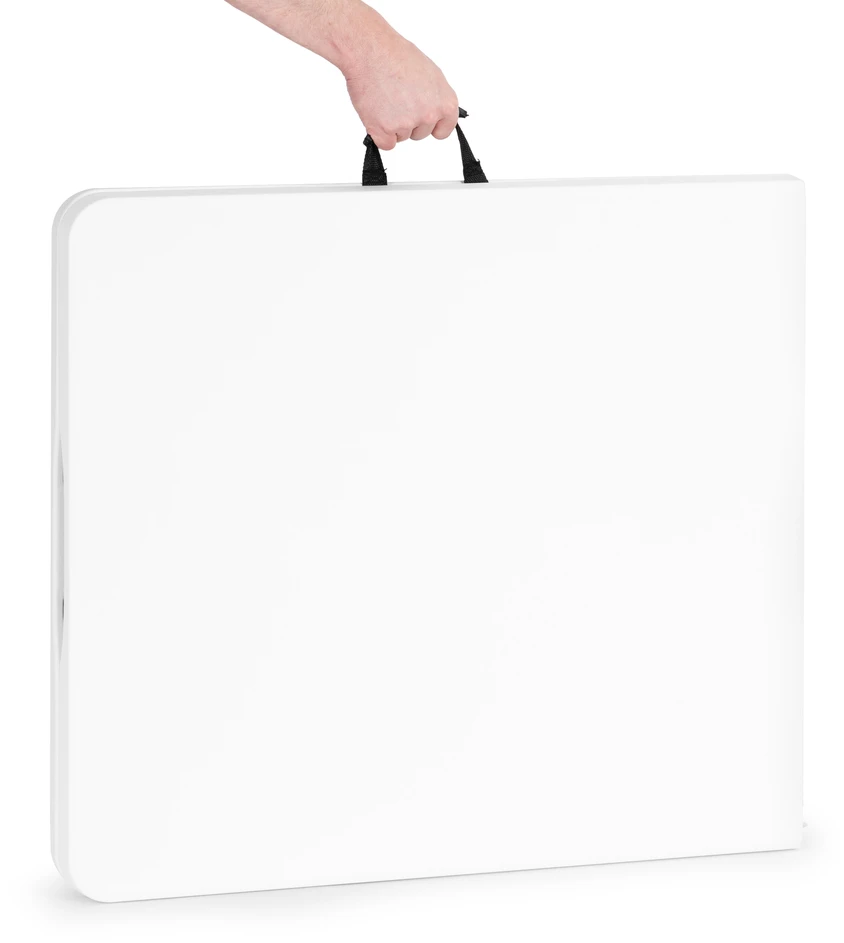 Sudedamas sodo kateringinis stalas 153×70 cm, lagamino tipo, baltas MultiGarden