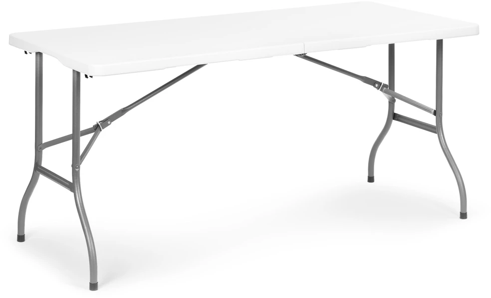 Sudedamas sodo kateringinis stalas 153×70 cm, lagamino tipo, baltas MultiGarden