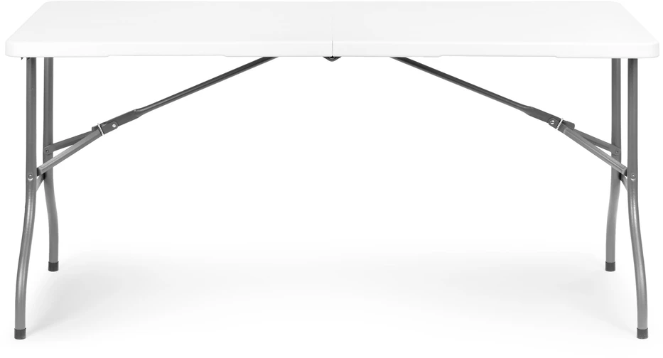Sudedamas sodo kateringinis stalas 153×70 cm, lagamino tipo, baltas MultiGarden