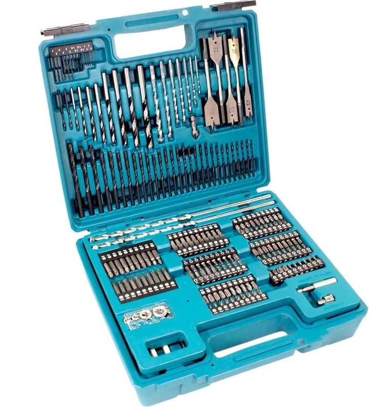 Grąžtas Makita E-11689 Grąžtų ir sukimo antgalių rinkinys, 256 vnt.