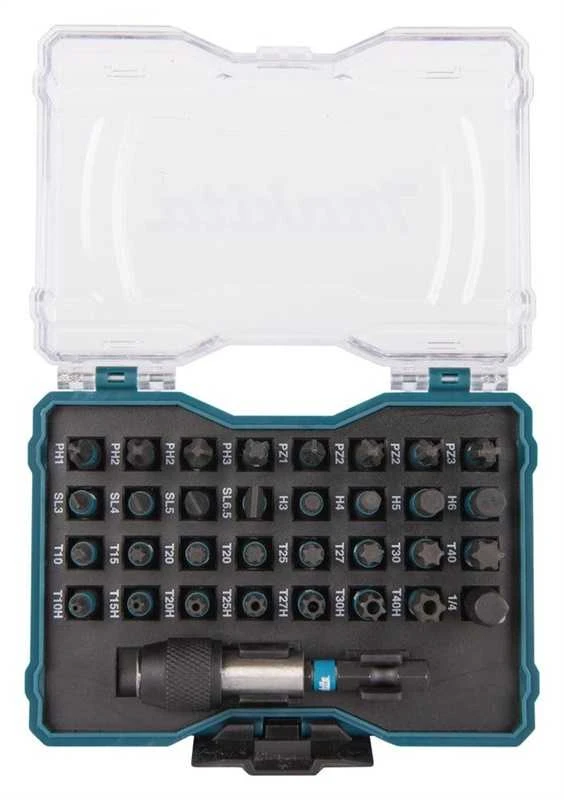 Makita E-12441 sukimo antgalių rinkinys, 33vnt. IMPACT Juodas