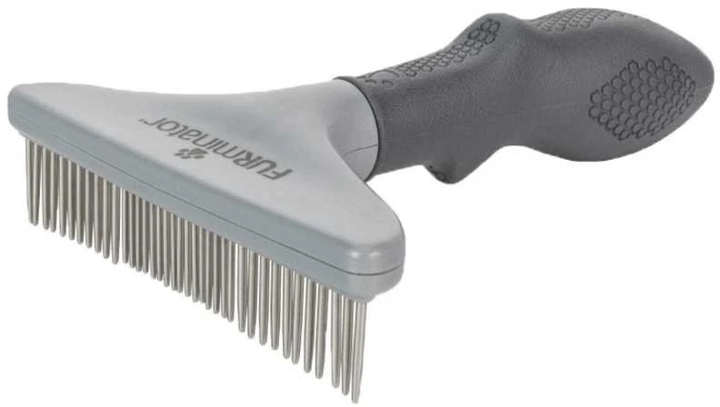 Furminator metalinės šukos-grėbliukas šunims ir katėms