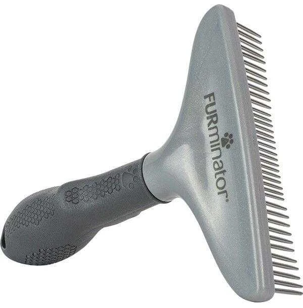 Furminator metalinės šukos-grėbliukas šunims ir katėms