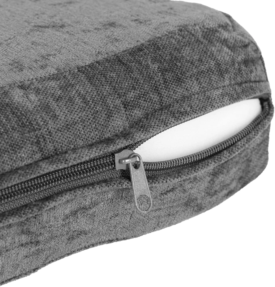 Ecotoys Sulankstoma pilka didelė modulinė sofa vaikams