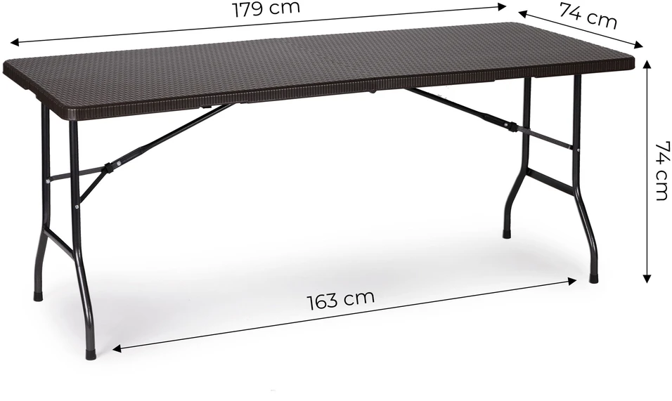 Modernhome Sulankstomas stalas 180x74 cm