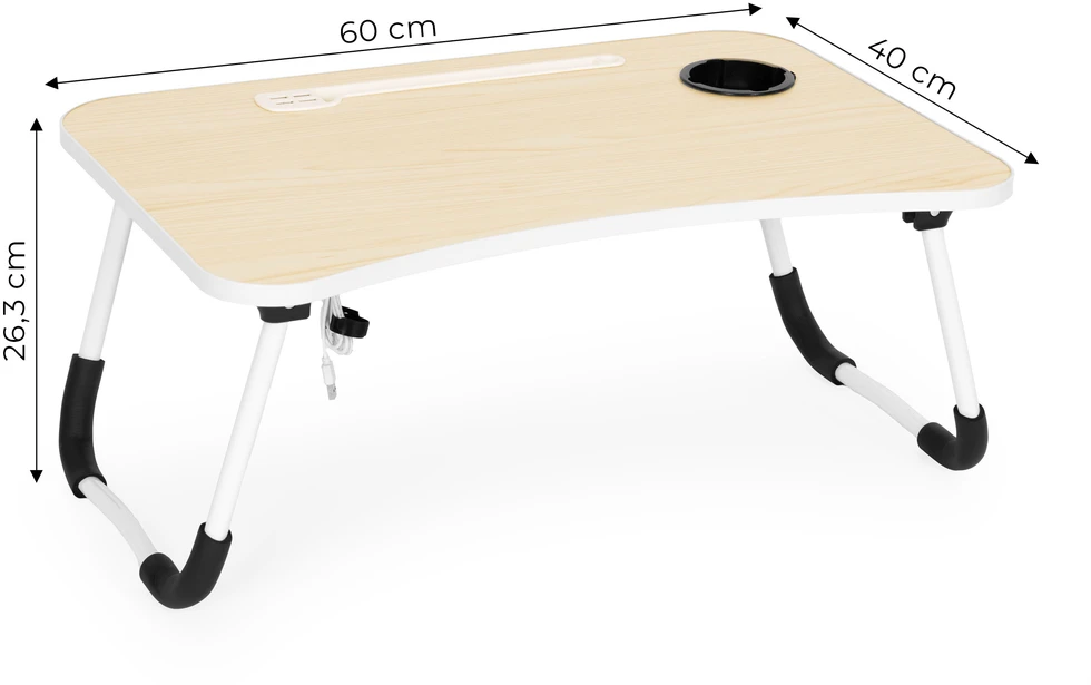 Modernhome Sulankstomas stalas 60x40 cm