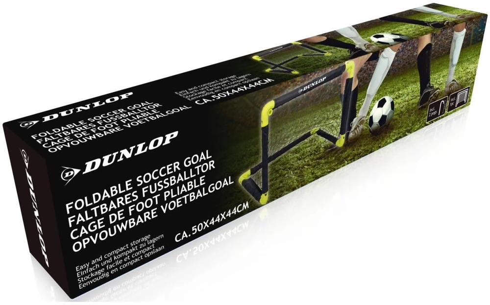 SULANKSTOMI FUTBOLO VARTAI SU TINKLU 50x44x44cm DUNLOP 133577