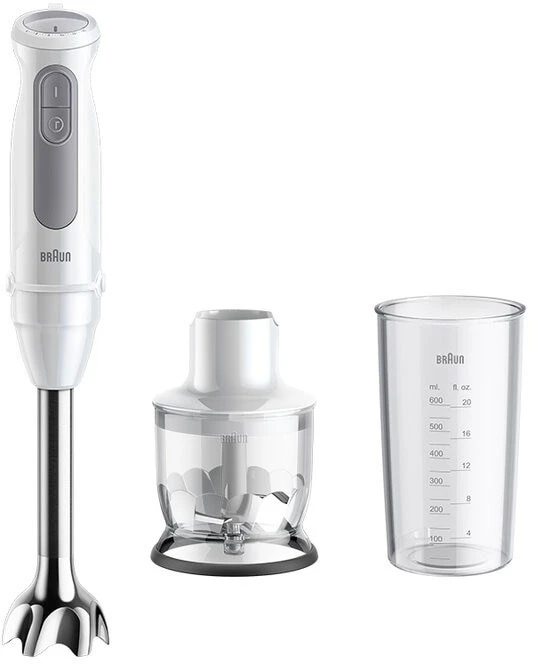 Sulčiaspaudė Braun MultiQuick 5 MQ 50201 M Panardinamas maišytuvas 1000 W Balta