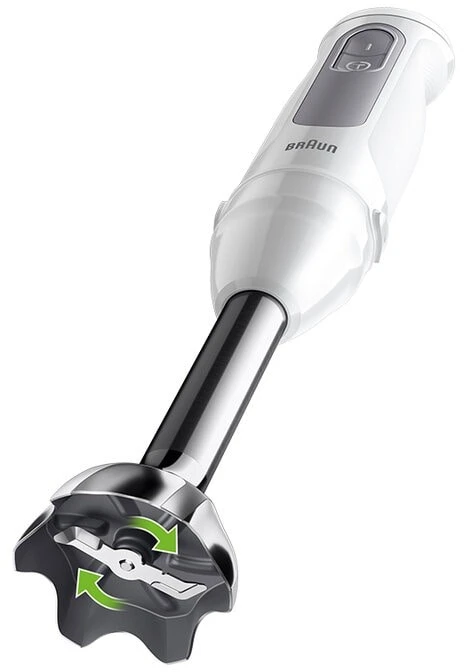 Sulčiaspaudė Braun MultiQuick 5 MQ 50201 M Panardinamas maišytuvas 1000 W Balta