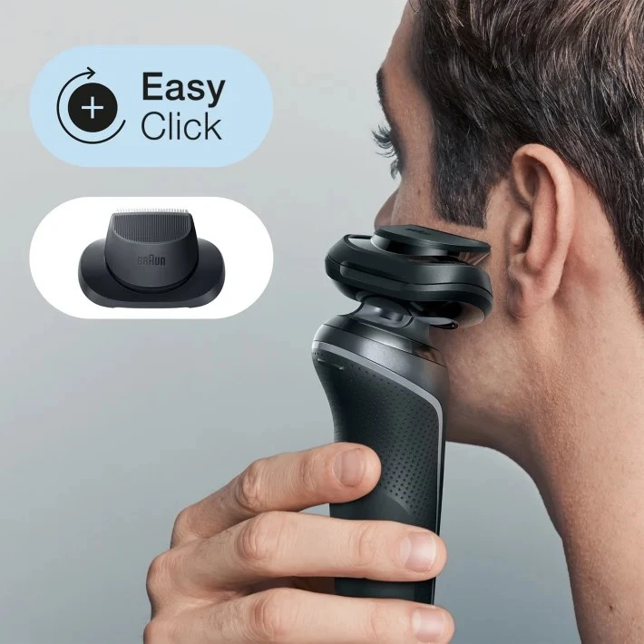 Braun Series 6 61-N1200s Skustuvas Apkarpymo mašinėlė Juoda
