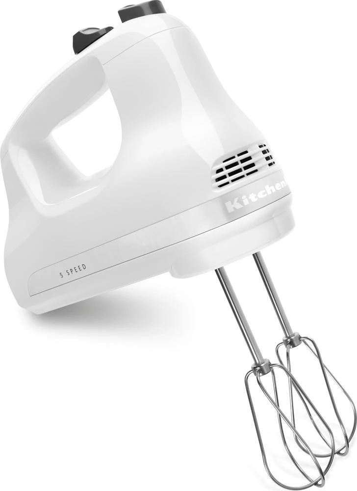 Sulčiaspaudė KitchenAid 5KHM5110EWH Rankinis plaktuvas 85 W Balta