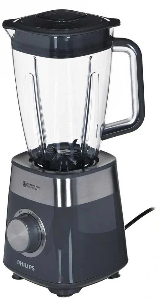 Philips Maišytuvas | HR3020/20 | Stalviršis | 1000 W | Stiklainio medžiaga Plastikas | Stiklainio talpa 1,5 L | Kašmyro pilkas