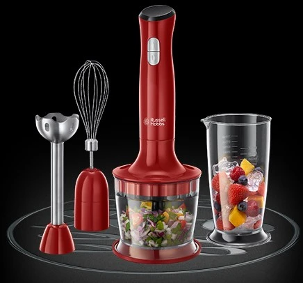 RUSSEL 24700-56 Maišytuvas Russell Hobbs 24700-56 3in1 Desire | 500W | raudona