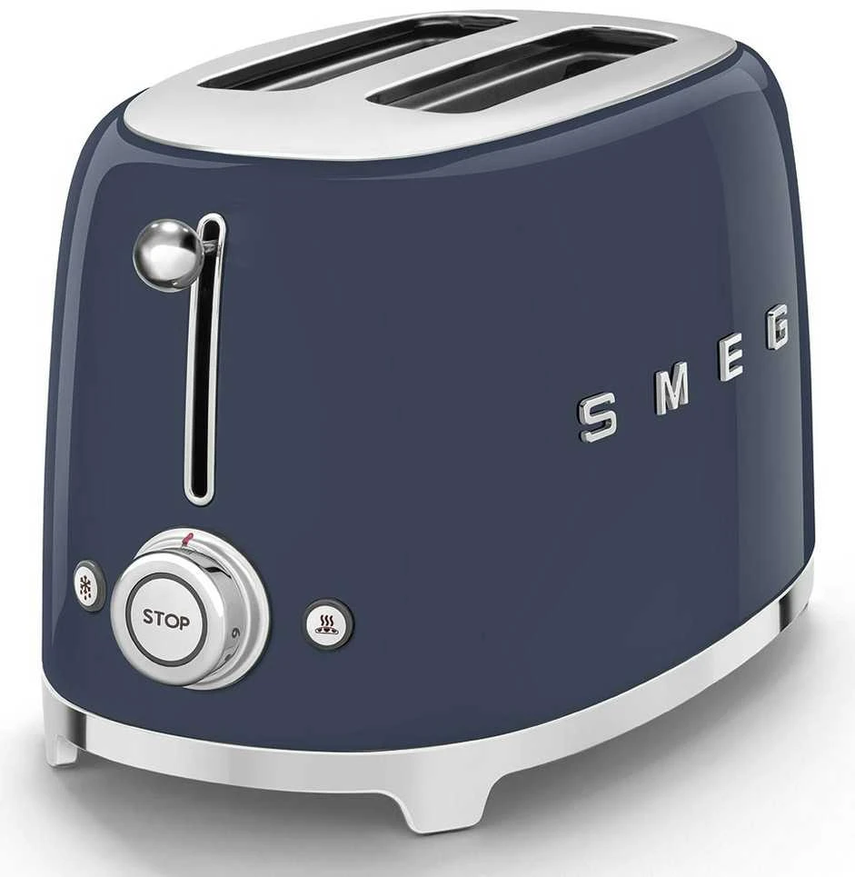 Skrudintuvas Smeg TSF01NBEU toaster 6 2 slice(s) 950 W Mėlyna, Chrome