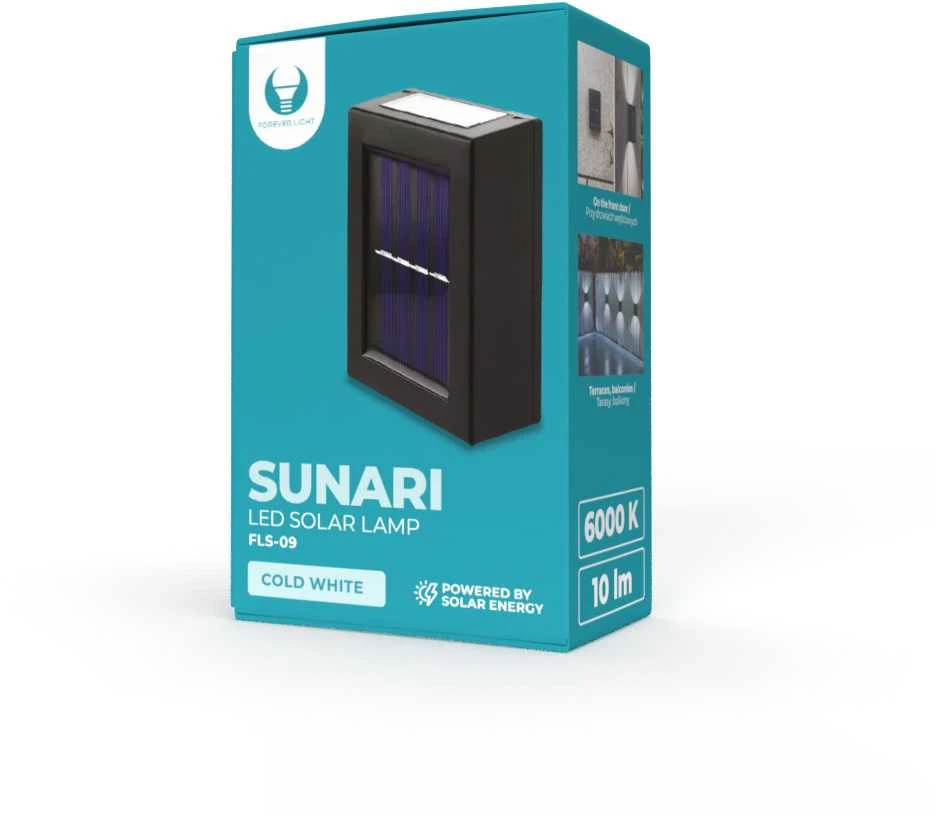 SUNARI saulės lempa LED FLS-09 10lm 300mAh Li-Ion Forever Light