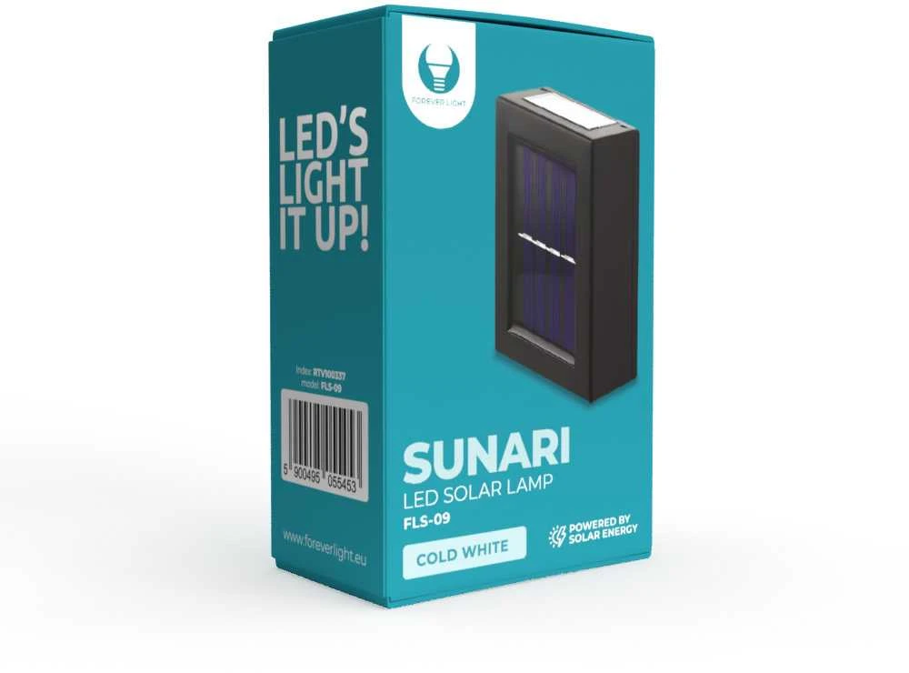 SUNARI saulės lempa LED FLS-09 10lm 300mAh Li-Ion Forever Light