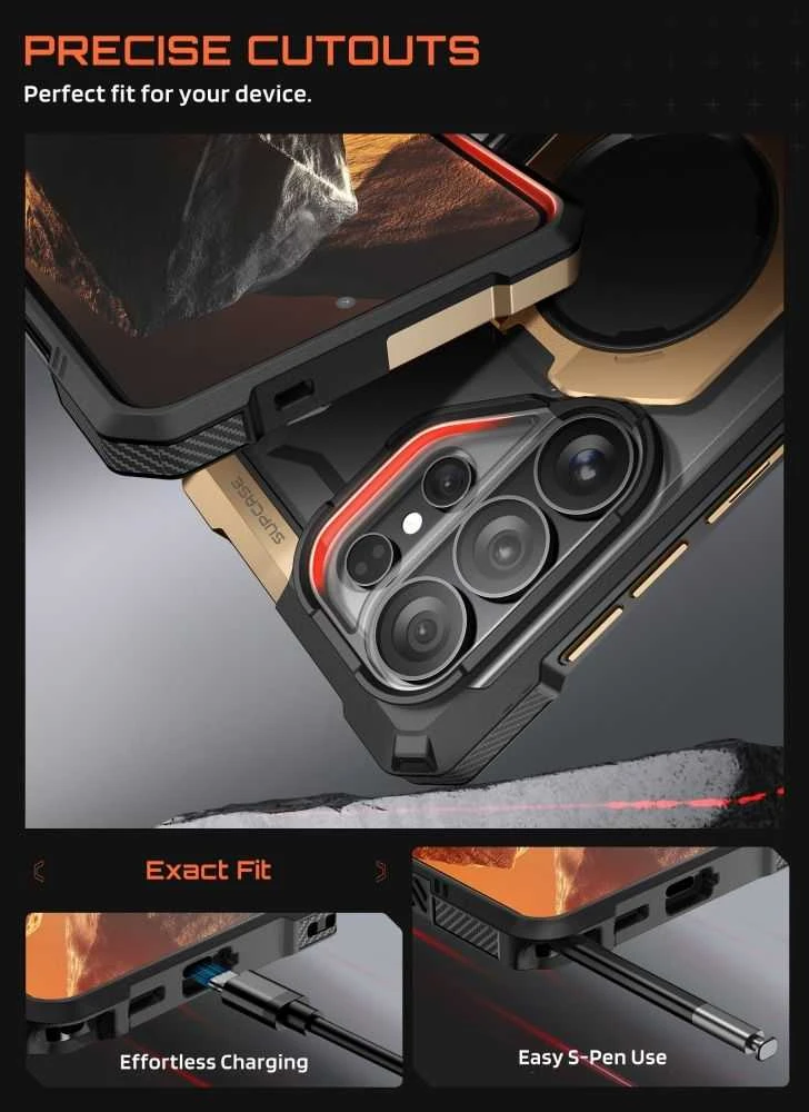 SupCase UB GRIP MAG MagSafe Samsung Galaxy S26 Ultra dėklas desert