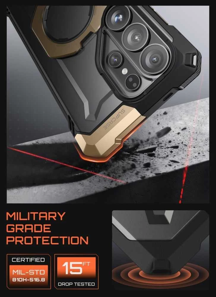 SupCase UB GRIP MAG MagSafe Samsung Galaxy S26 Ultra dėklas desert