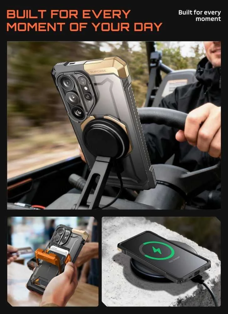 SupCase UB GRIP MAG MagSafe Samsung Galaxy S26 Ultra dėklas desert